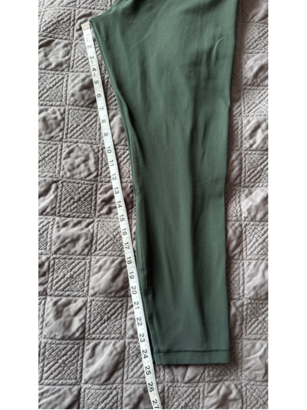 Lululemon Align High Rise Pant 25 Womens 12 Rainforest Green Nulu - Picture 8 of 8